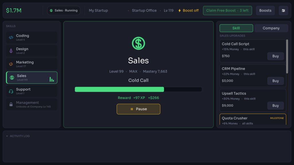 Idle Startup
